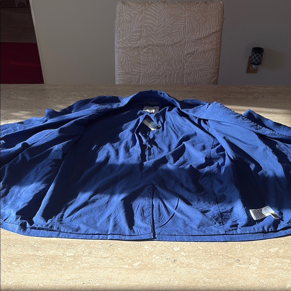 NWT Madewell Blue Blazer Double-Breasted Suit Jacket - Picture 13 of 13